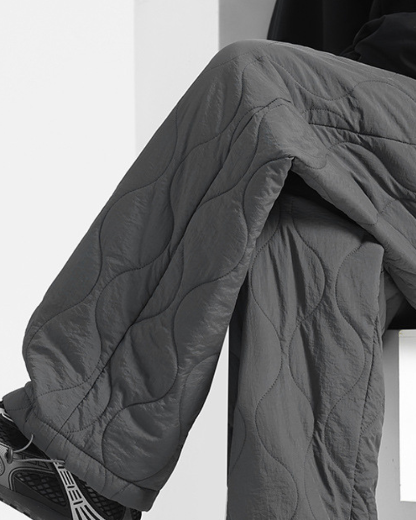 Aurazio Pantaloni Termici Trapuntati da uomo