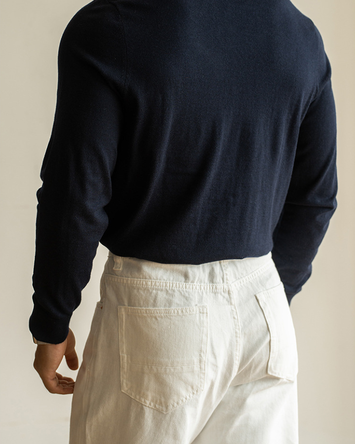 Aurazio Polo in Maglia a Maniche Lunghe da uomo