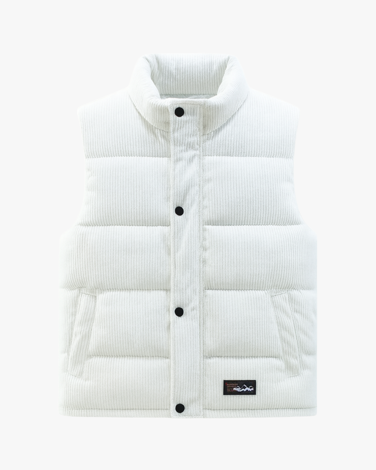 Aurazio Gilet imbottito in velluto a coste per unisex