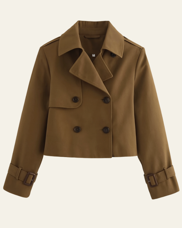 Trench Donna Oversize in Tessuto Premium Stile Vintage