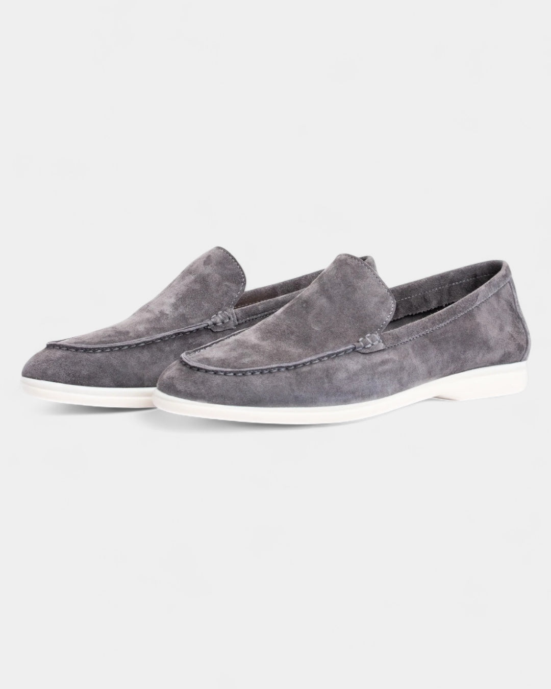 Aurazio Mocassini Uomo Camoscio Slip-On