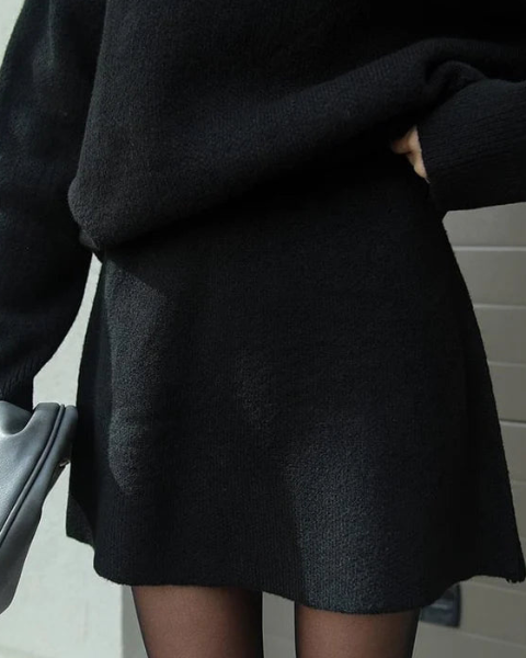 Aurazio Completo in maglia di lana da donna