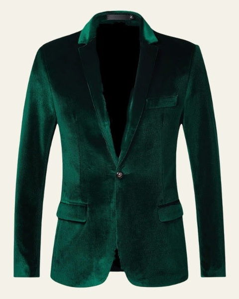 Aurazio Blazer Velvet Touch da uomo elegante