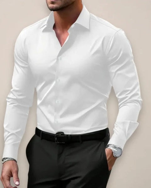 Aurazio Camicia Elasticizzata da Uomo