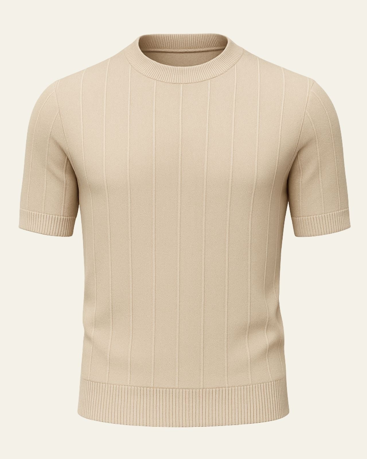 Aurazio Maglietta a Costine per Uomo in Cotone