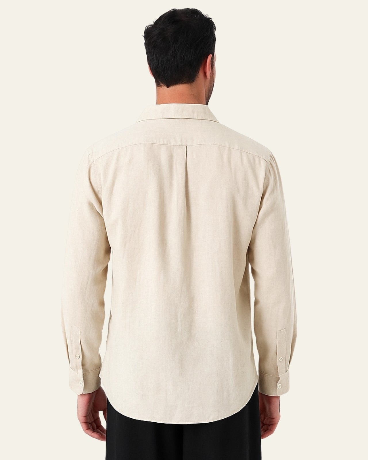 Aurazio Camicia di Lino Oversize per Uomo