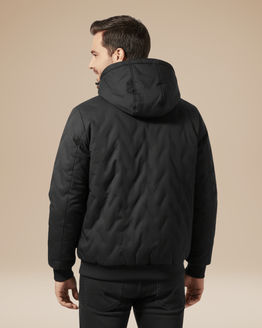 Aurazio Giacca Invernale Imbottita Uomo Calore Resistente Idrorepellente Con Fodera Sherpa