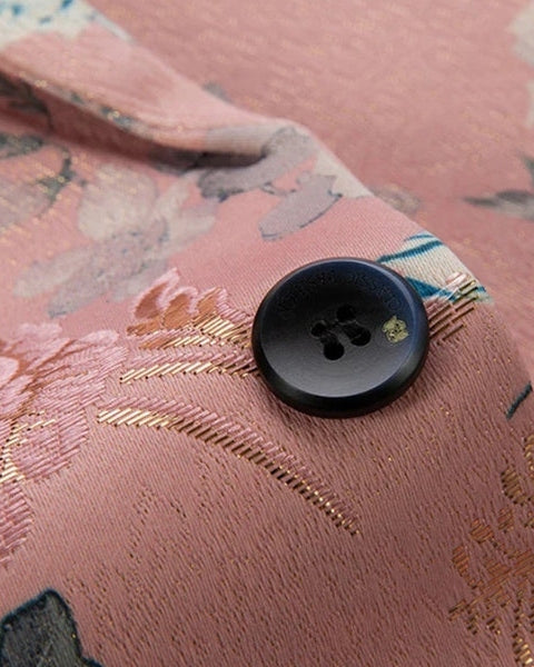 Aurazio Blazer floreale da completo da uomo