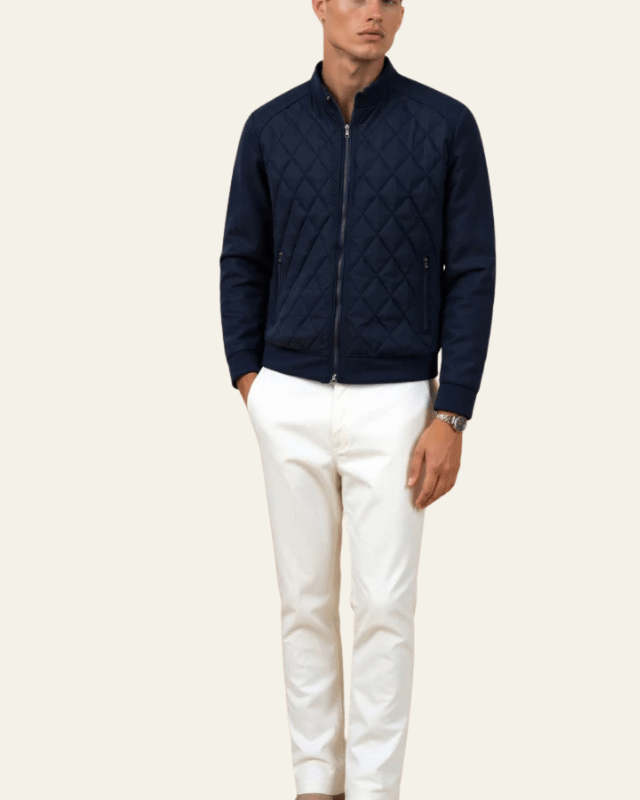 Aurazio Giacca trapuntata leggera da uomo