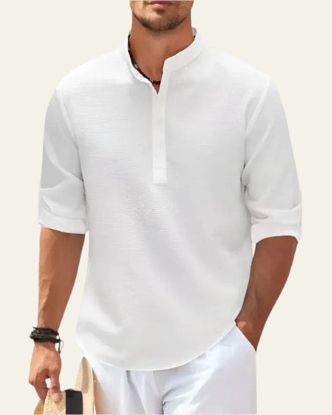Aurazio Camicia Testurizzata da Uomo