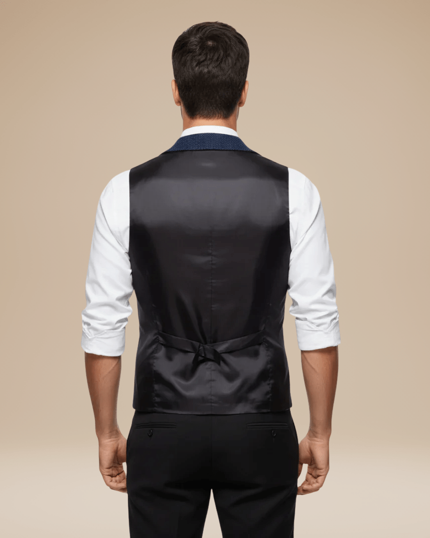 Aurazio Gilet Uomo Elegante Stile Classico Moderno Taglio Sartoriale Versatile Per Cerimonie E Lavoro