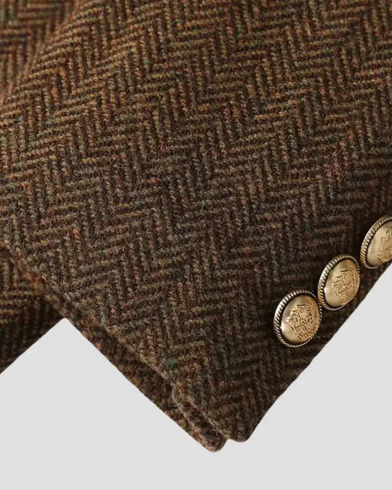 Aurazio Blazer Doppiopetto in tweed da donna
