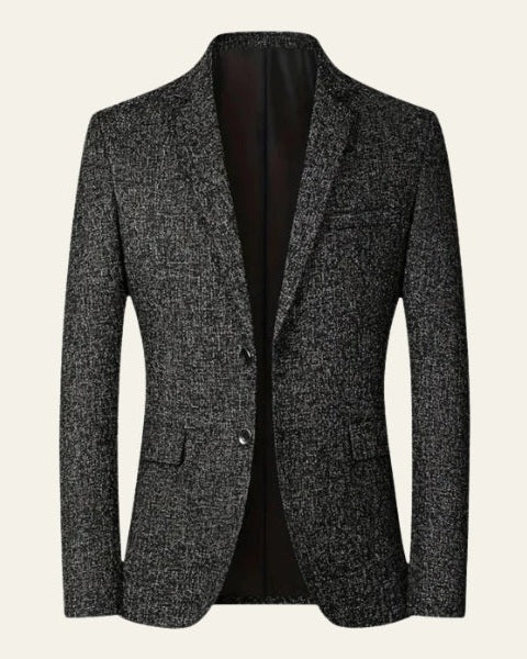 Aurazio Blazer Testurizzato in Tessuto Morbido da uomo
