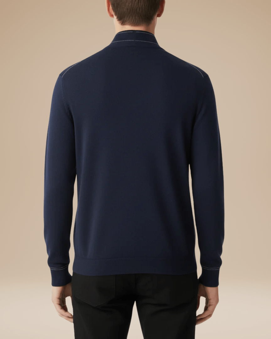 Aurazio Cardigan Uomo Leggero Maglia Fine In Cotone Morbido Versatile E Caldo Per Strati