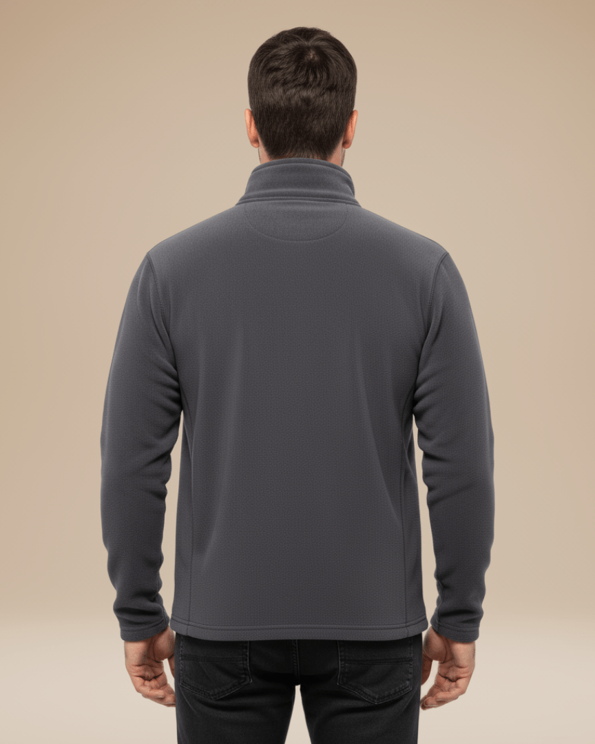 Aurazio Maglione In Pile Con Mezza Zip Unisex Caldo Leggero Per Trekking E Outdoor Protezione Collo Alto