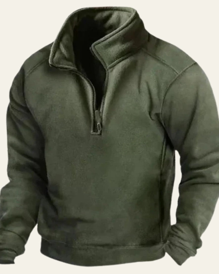 Aurazio Maglione con Zip a Metà per uomo