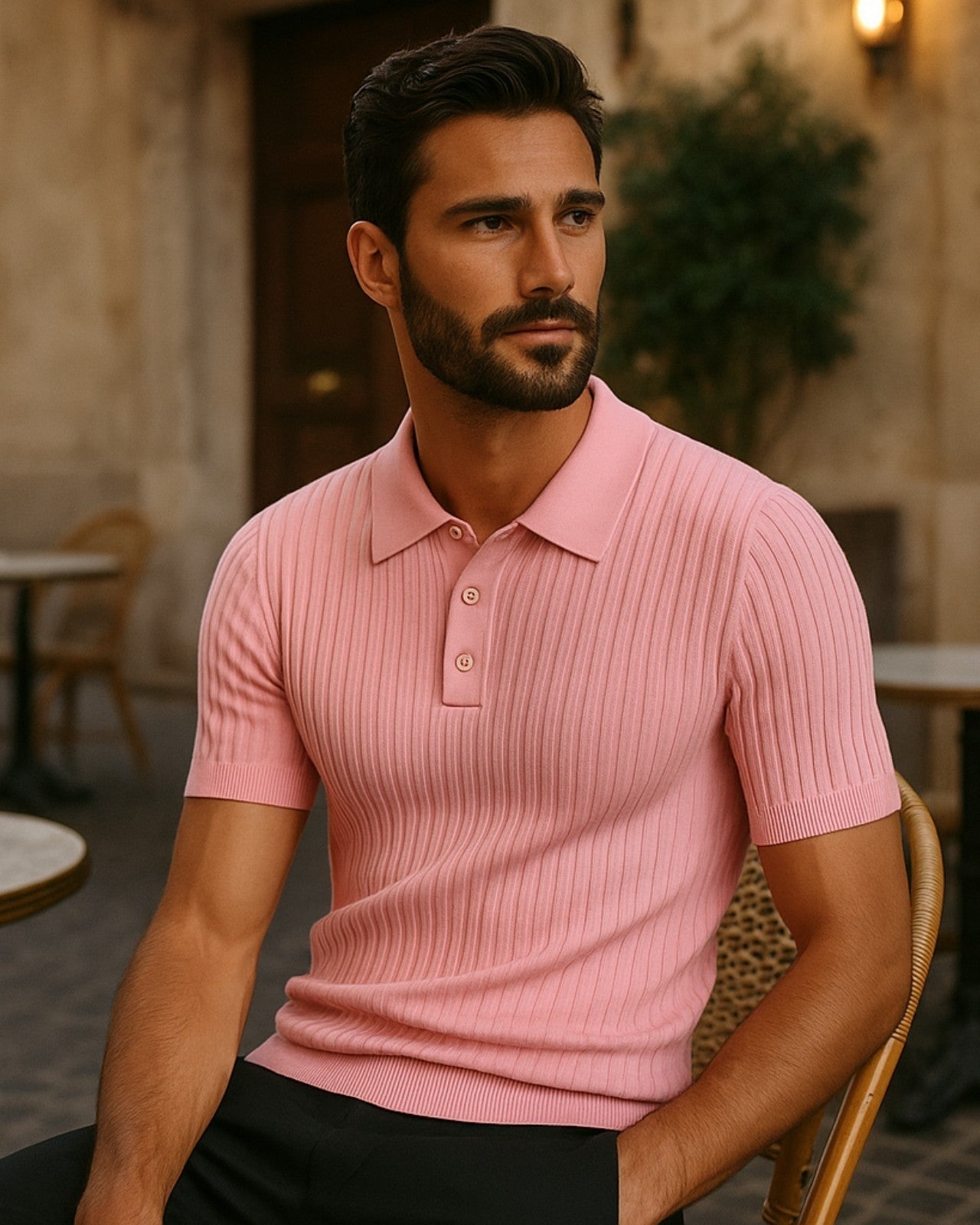 Aurazio Polo in Maglia di viscosa da uomo