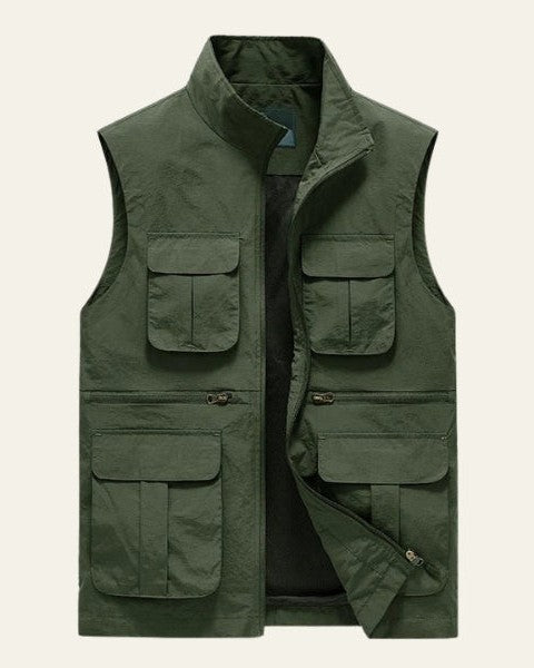 Aurazio Gilet Multitasche Leggero da uomo