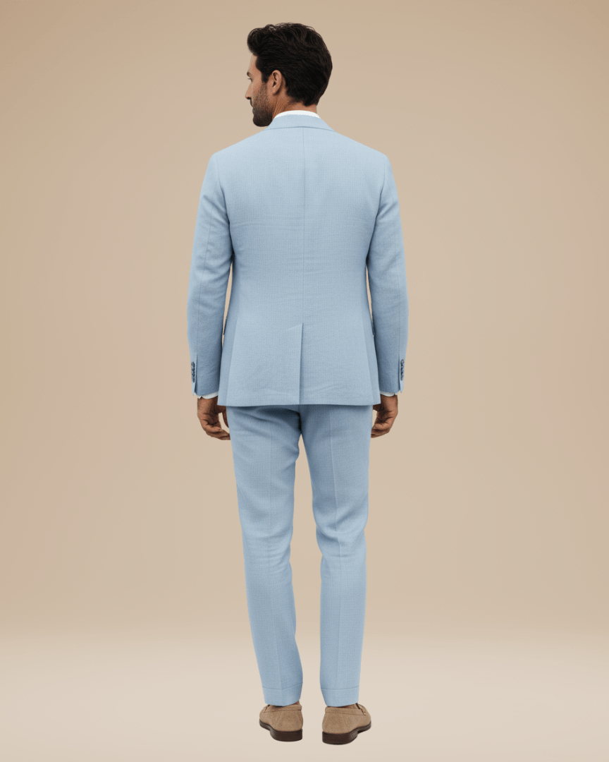 Aurazio Abito Sartoriale Uomo In Lino Traspirante Per Matrimoni E Eventi Estivi In Città