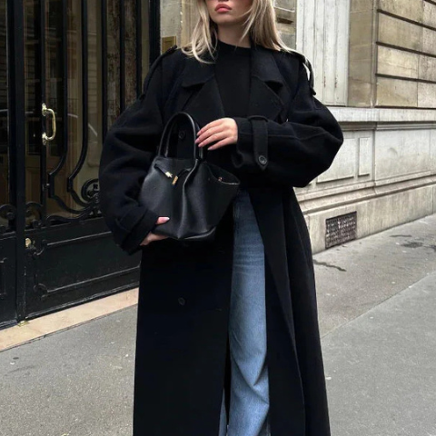 Aurazio Cappotto di Lana oversize da donna