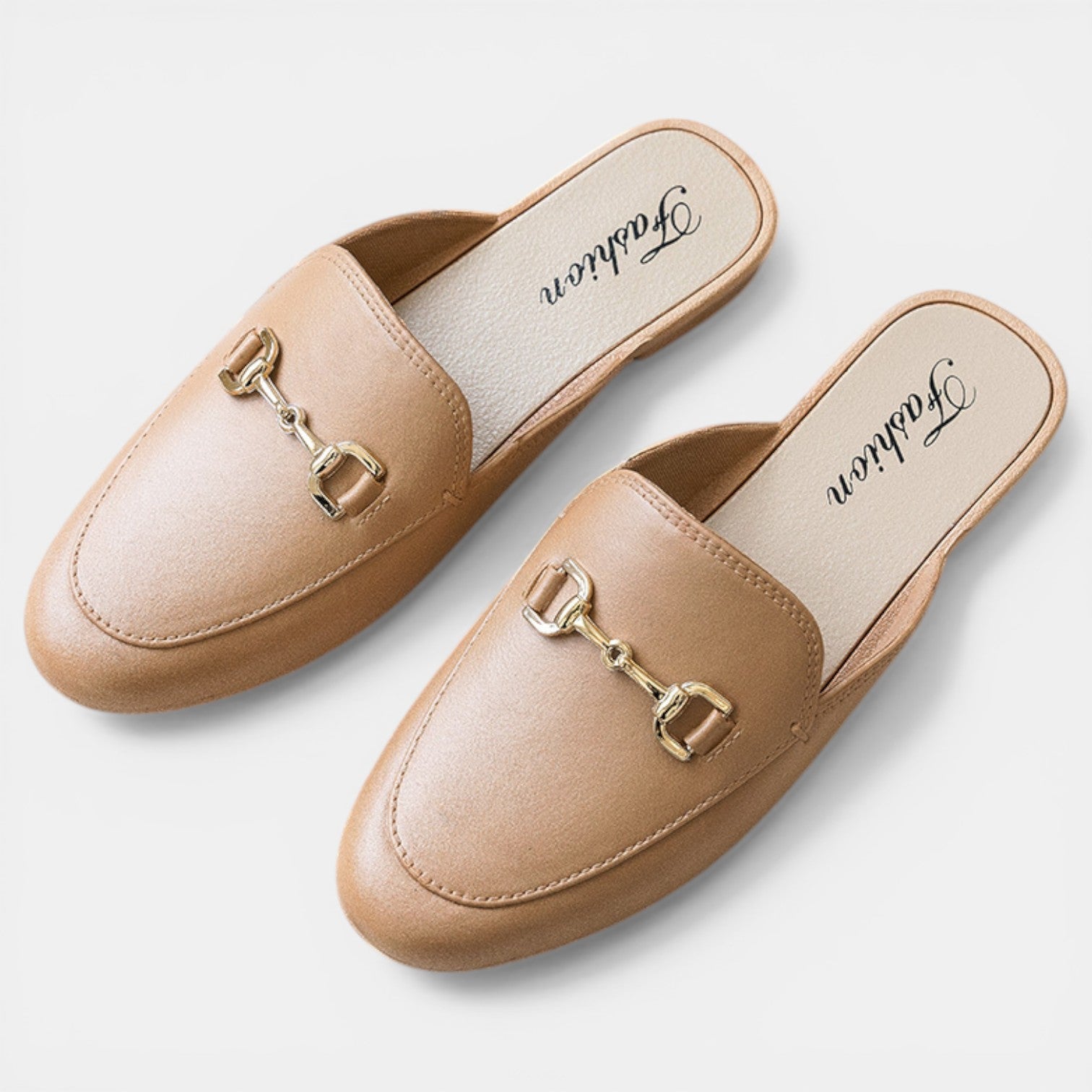 Aurazio Mules Pelle Comfort Footbed Morbida per Donna