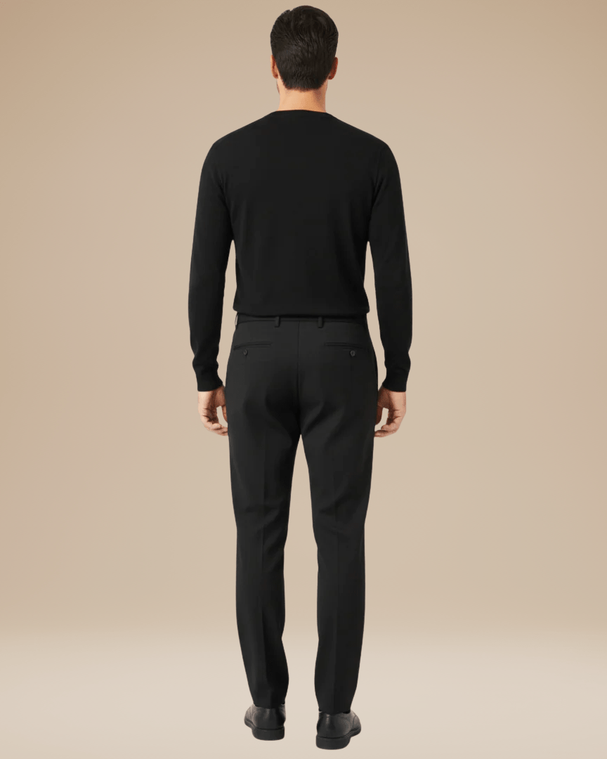 Aurazio Pantaloni Slim-Tapered Da Uomo Slim Fit Tessuto Tecnico Leggero Confortevoli