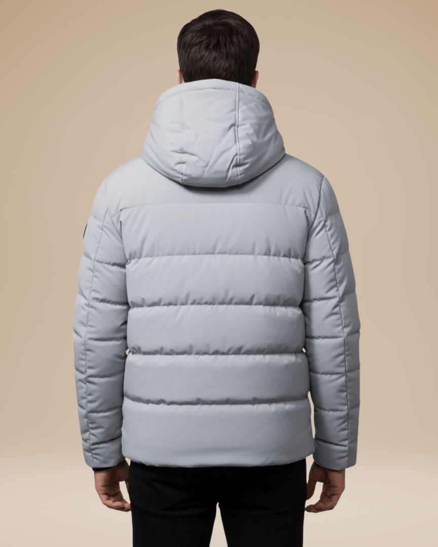 Aurazio Piumino Invernale Uomo Con Cappuccio Moderno Stile Urbano Caldo E Pratico