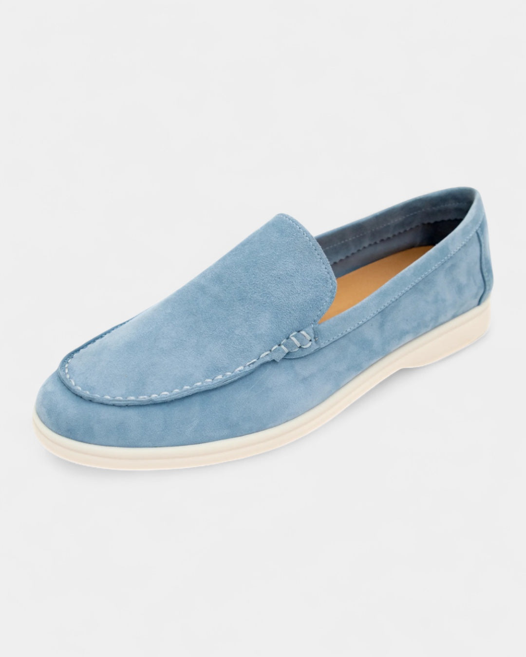Aurazio Mocassini Uomo Camoscio Slip-On