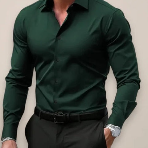Aurazio Camicia Elasticizzata da Uomo
