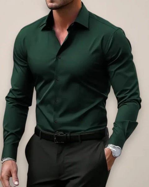 Aurazio Camicia Elasticizzata da Uomo