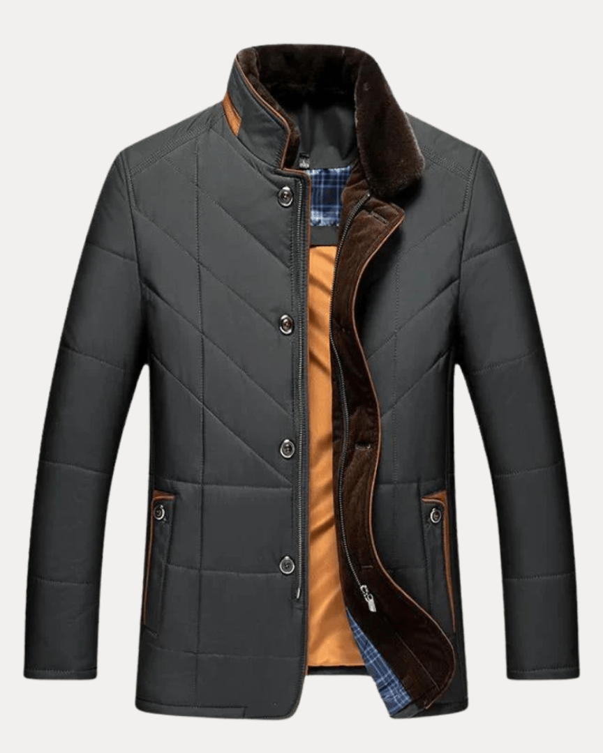 Aurazio Giacca Invernale Unisex Collo Coreano Idrorepellente Leggera Imbottitura Caldo Sobrio Per Città