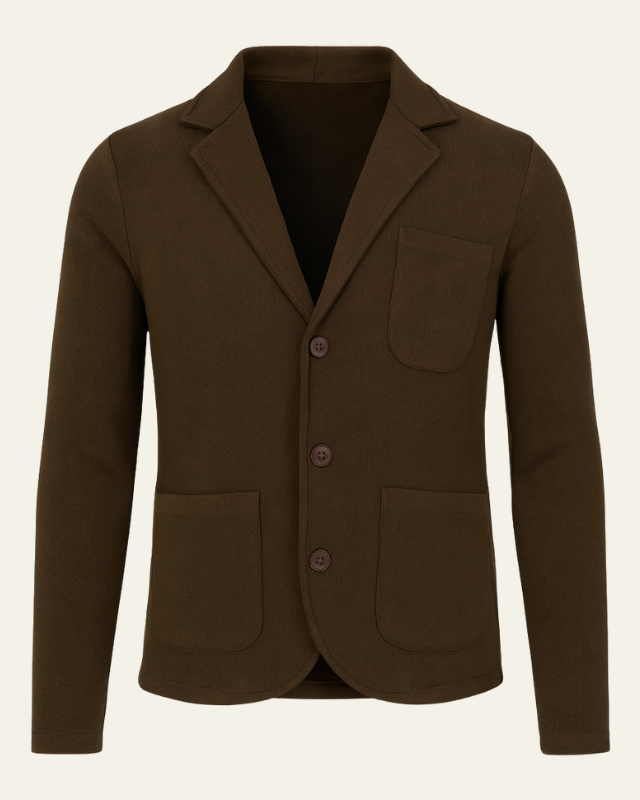 Aurazio Blazer di maglia premium per uomo