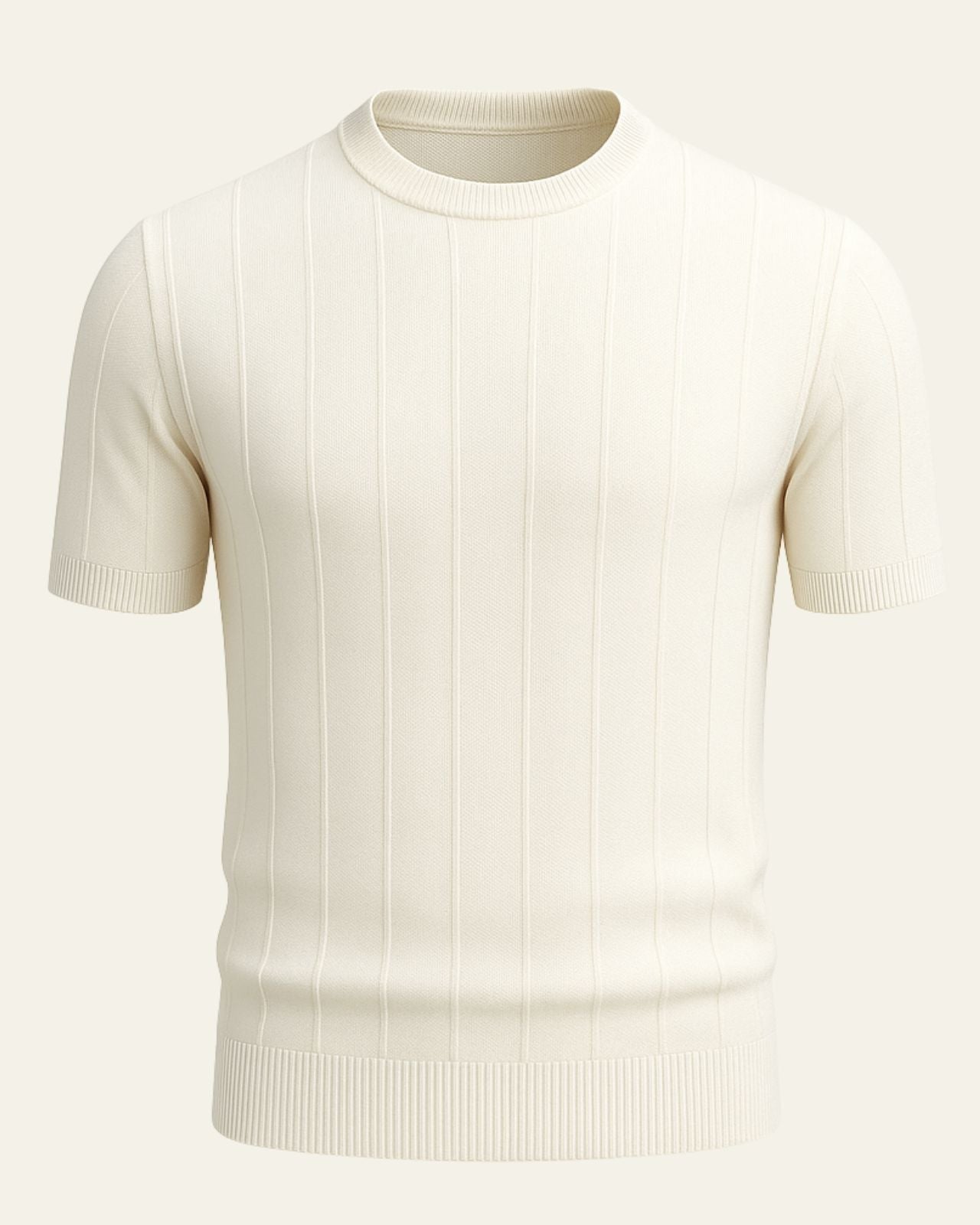 Aurazio Maglietta a Costine per Uomo in Cotone