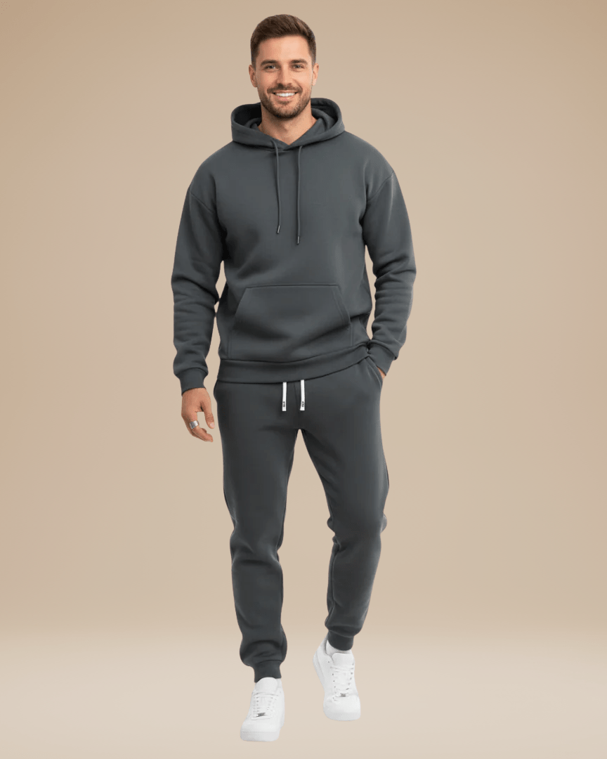 Aurazio Uomo Completo Casual Felpa Con Cappuccio Jogger