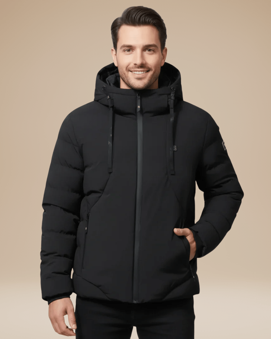 Aurazio Piumino Invernale Uomo Con Cappuccio Moderno Stile Urbano Caldo E Pratico