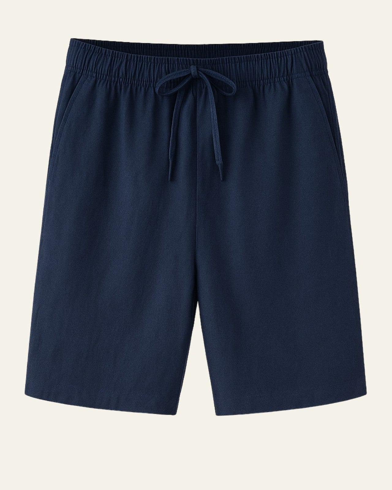 Aurazio Pantaloncini di lino con cordino da uomo