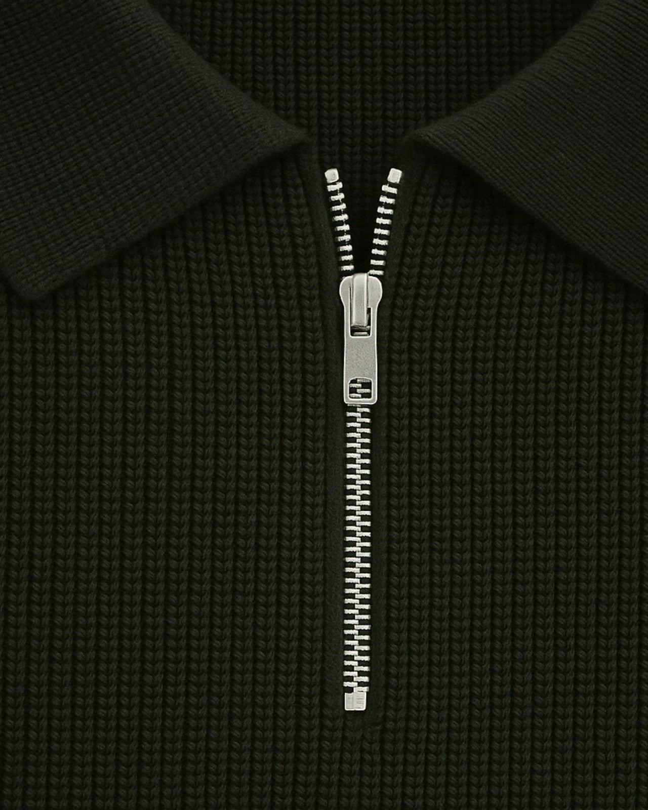 Aurazio Maglione a trecce con zip da uomo