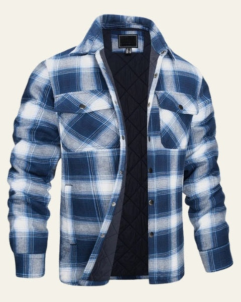 Aurazio Camicia in flanella trapuntata per tutti