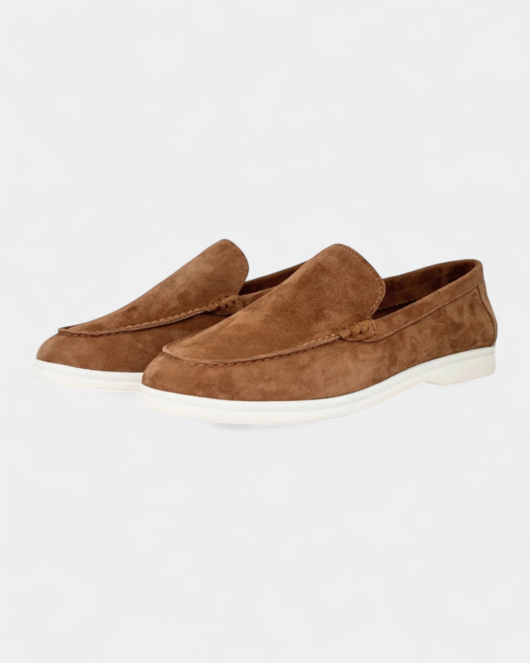 Aurazio Mocassini Uomo Camoscio Slip-On