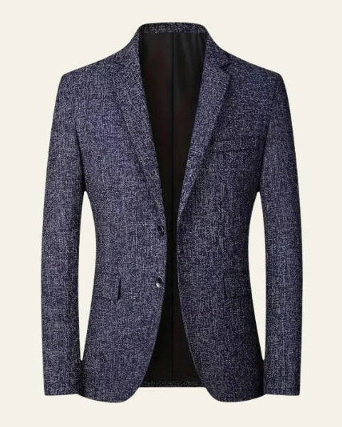 Aurazio Blazer Testurizzato in Tessuto Morbido da uomo