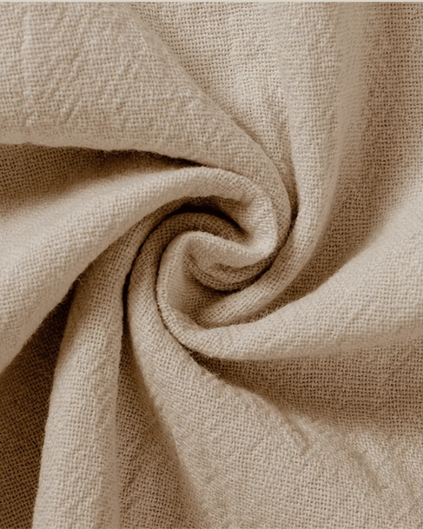 Aurazio Camicia Henley Uomo In Misto Lino Traspirante