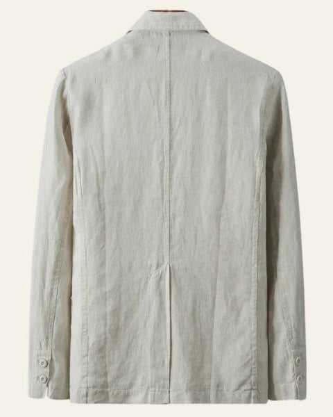 Aurazio Blazer Testurizzato in Lino Ecologico da uomo