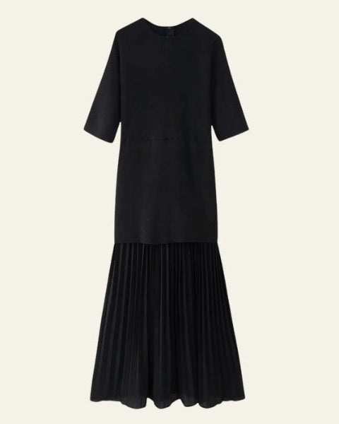 Aurazio Vestito in Maglia Plissettata da Donna