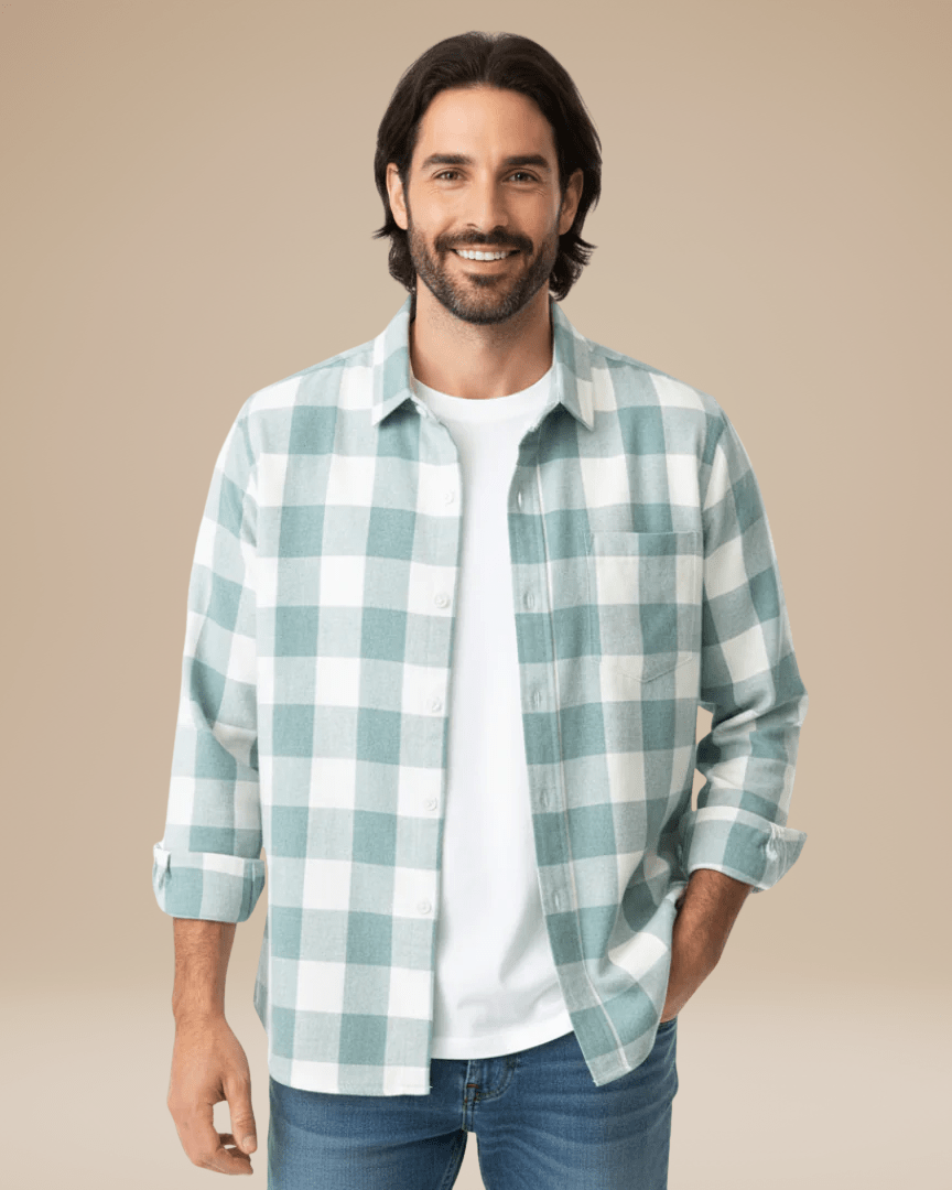 Aurazio Camicia Quadri Da Uomo Versatile E Moderna Per Uno Stile Casual Raffinato