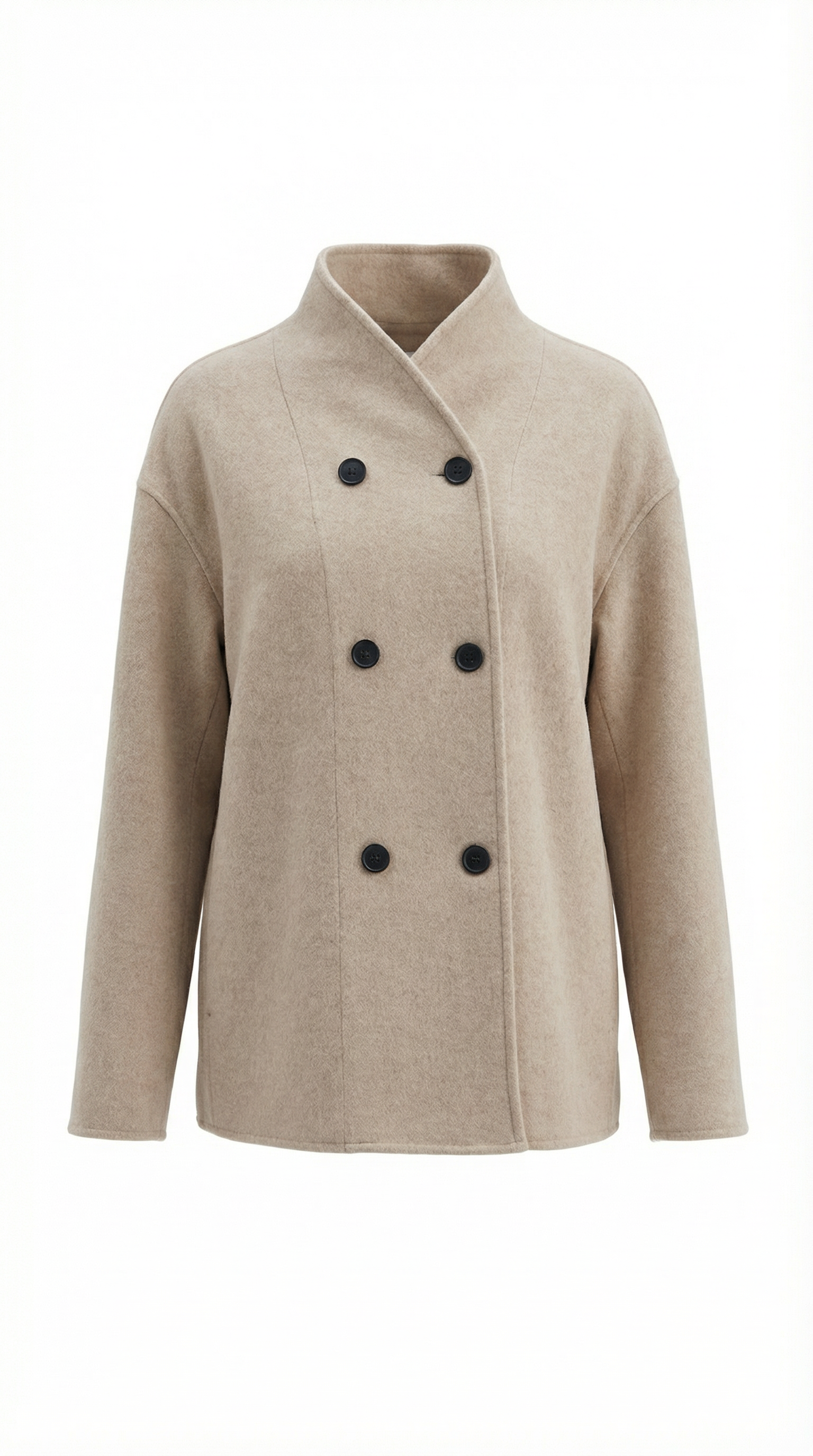 Aurazio Giacca Oversize con Bottoni da Donna