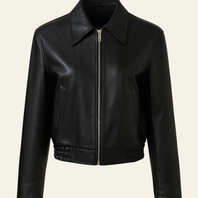Giacca Donna in Pelle Sintetica Eleganza Urbana Versatile