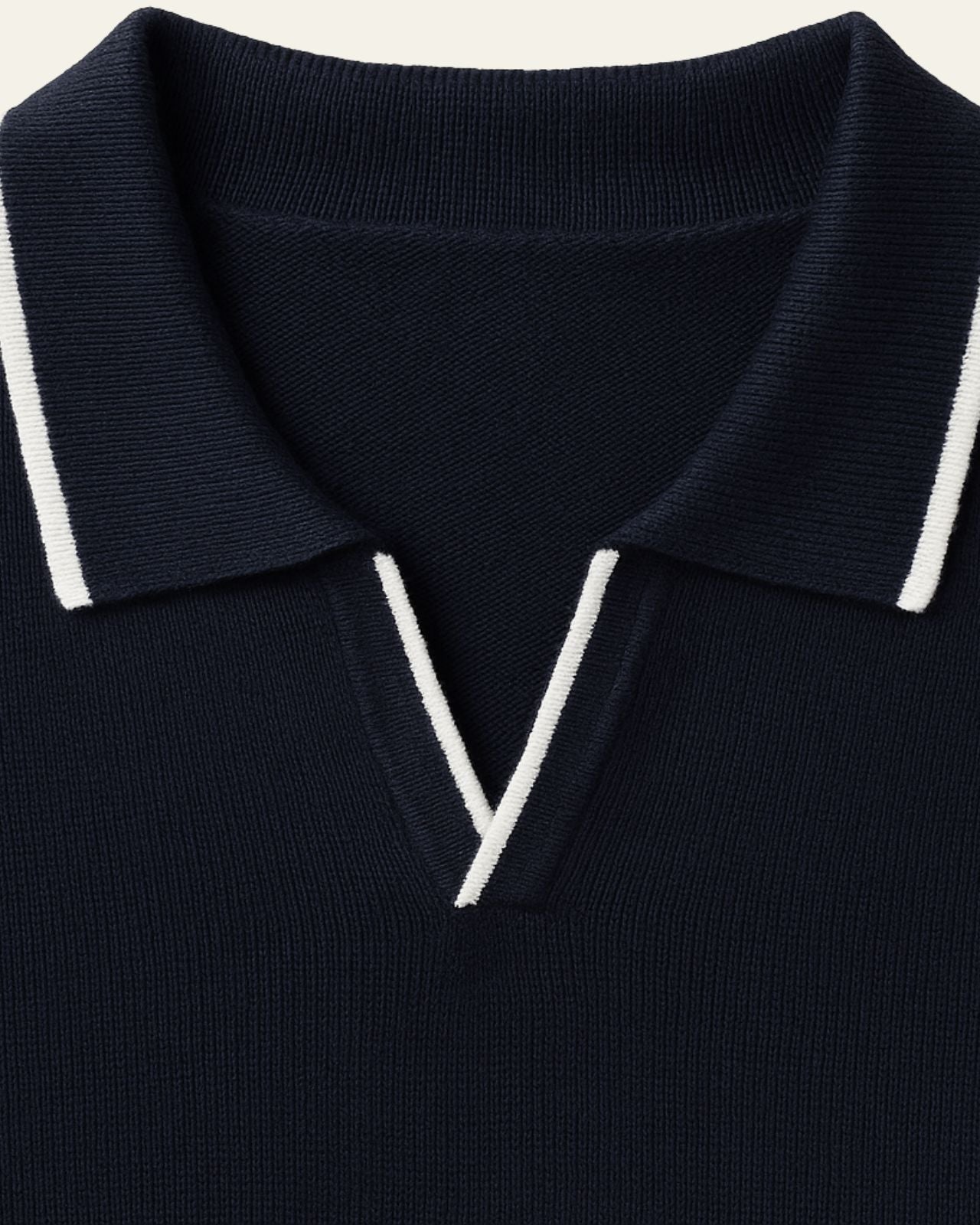 Aurazio Polo in Maglia Edge Elegante da uomo