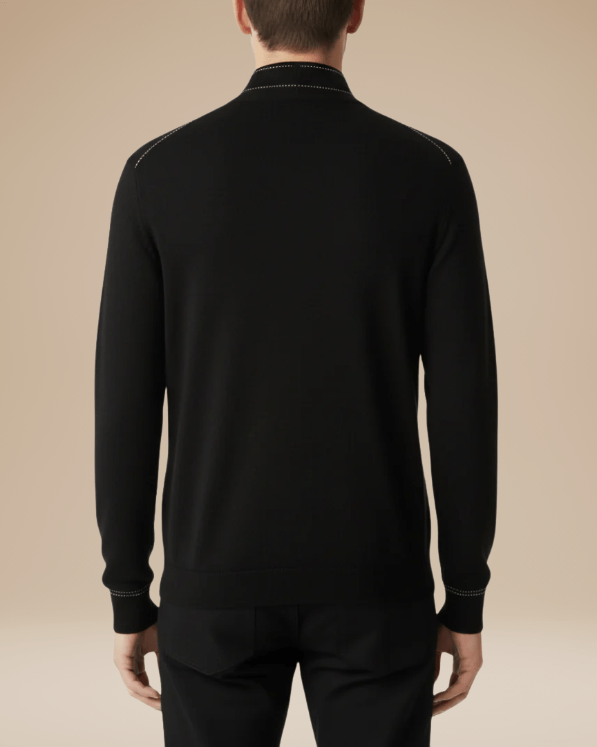 Aurazio Cardigan Uomo Leggero Maglia Fine In Cotone Morbido Versatile E Caldo Per Strati