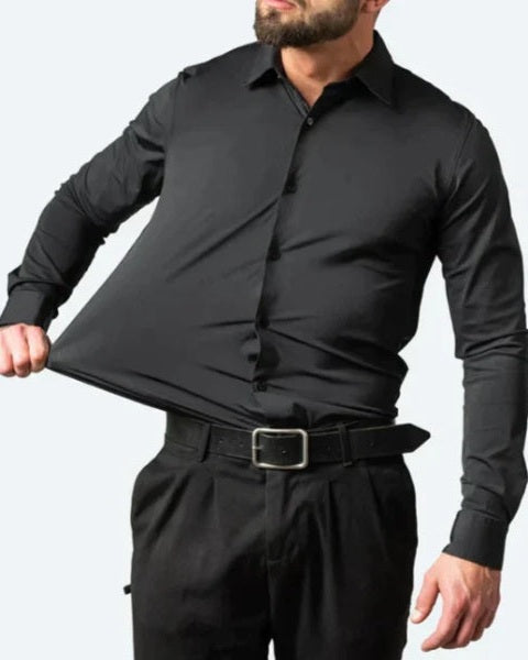 Aurazio Camicia Elasticizzata per Uomo