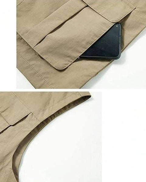 Aurazio Gilet Multitasche Leggero da uomo